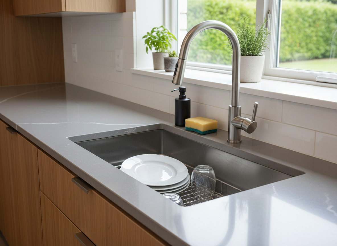 residential kitchen sink